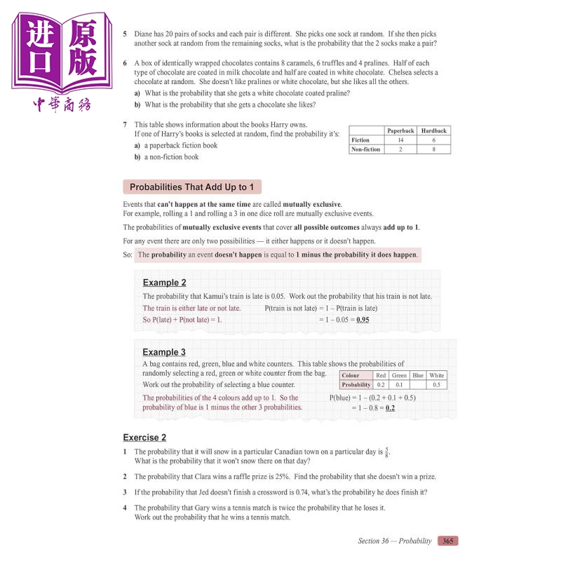 现货 英国CGP Maths for GCSE Textbook: Higher - Online Edition (includes Answers)【中商原版】 - 图0