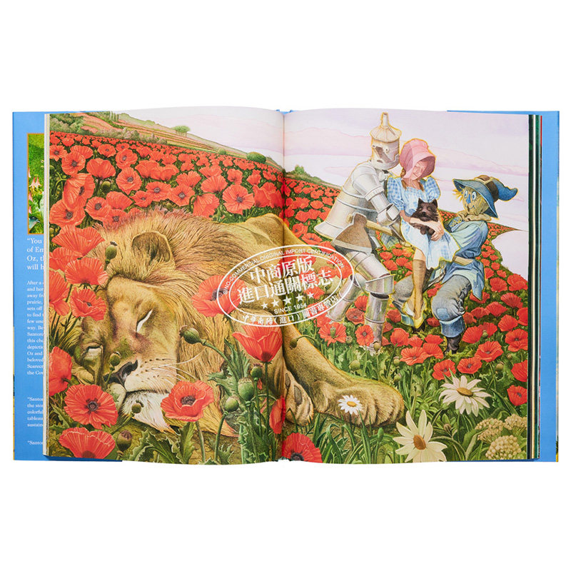 预售 Charles Santore:The Wizard of Oz 绿野仙踪(插画版) 英文原版 精品绘本 儿童经典童话 L. Frank Baum 6-9岁【中商原版】