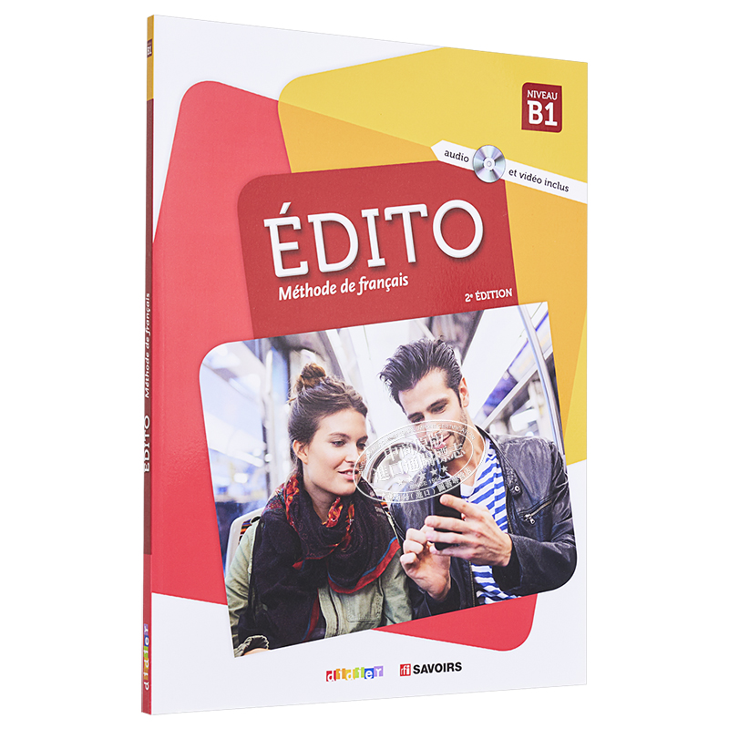 现货 青少儿法语教材 Edito B1 学生用书 DVD ROM 法文原版 Edito niveau B1 2018 LIVRE Marion Perrard【中商原版】 - 图3