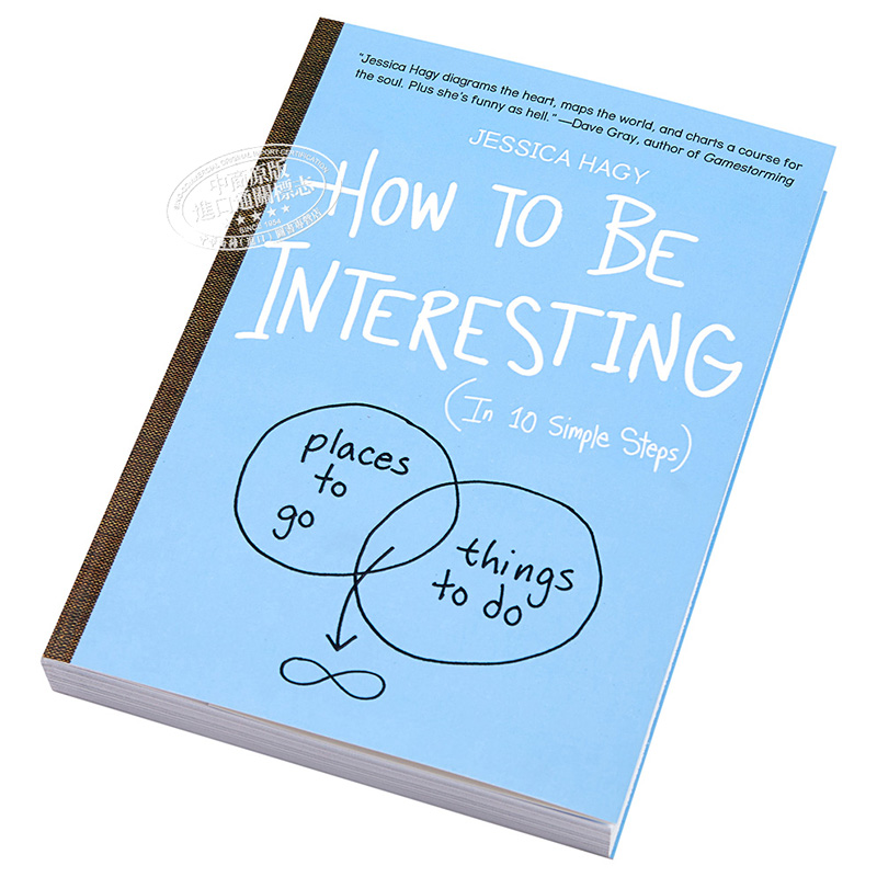 预售 【中商原版】其实你也可以很有趣 英文原版 How to Be Interesting Jessica Hagy 洁西卡哈吉 Workman - 图1