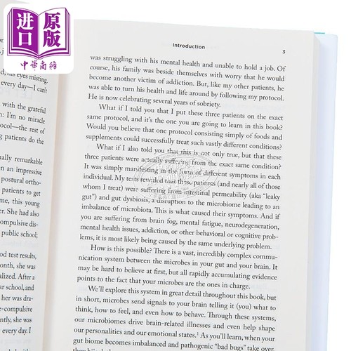 肠脑悖论 通过治愈微生物群来改善情绪 清除脑雾并逆转疾病 The Gut Brain Paradox 英文原版 Steven R Gundry【中商原版】 - 图1
