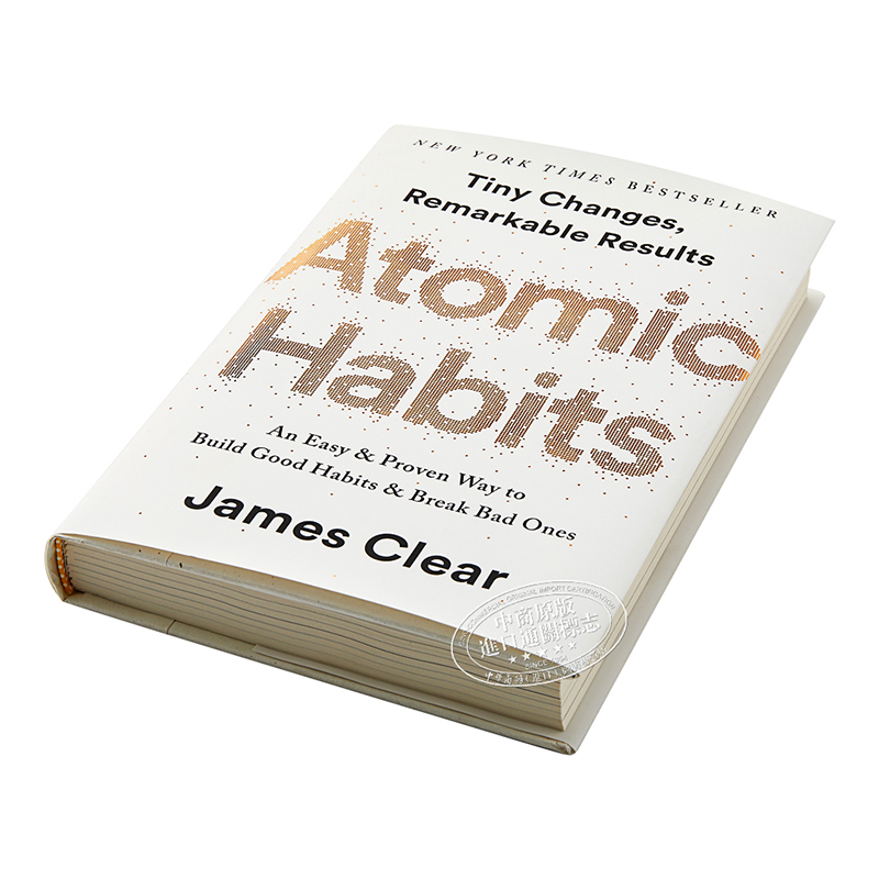 现货 atomic habits 原子习惯英文 原子习惯 掌控习惯英文 精装 建立好习惯 打破坏习惯 Atomic Habits 英文原版 自我提升 管理 - 图2