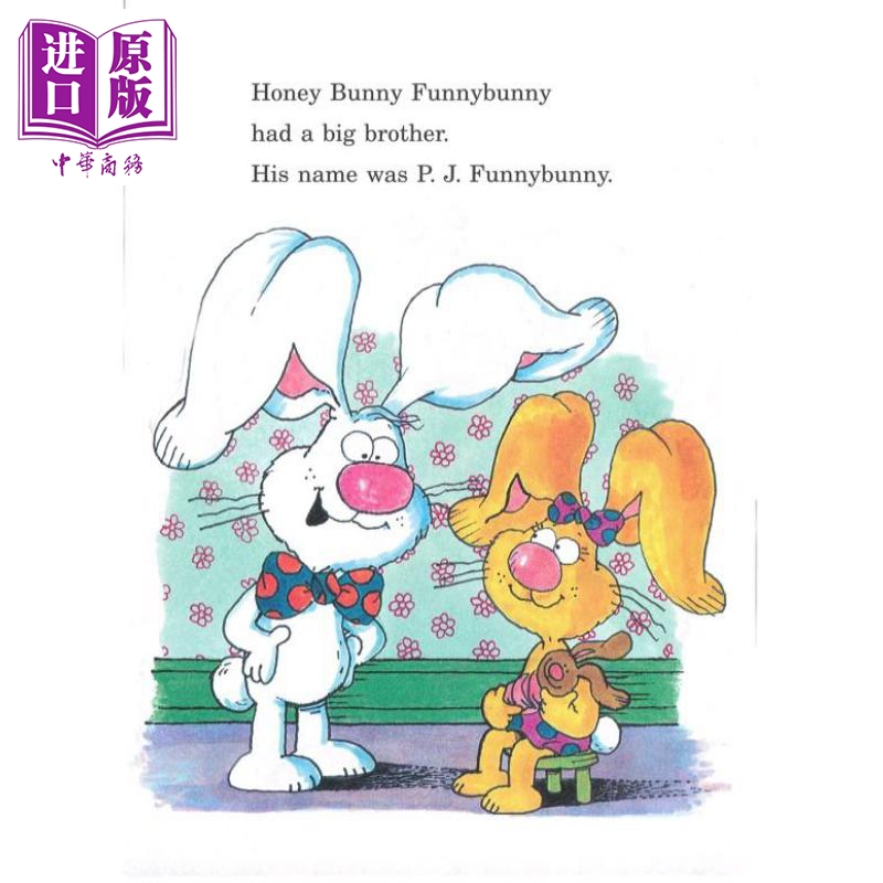 现货 Honey Bunny Funnybunny长耳兔 亲爱的兔子 英文原版 英文原版 进口原版 3岁到7岁 精装 儿童� - 图0