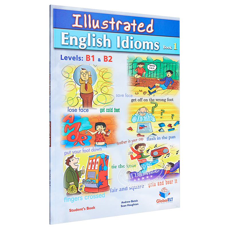 现货 Illustrated Idioms Levels: B1 & B2 Book 1 Self-Study Edition 插图英语成语B1和B2自学套装1 含答案 7-12岁【中商原版】 - 图3