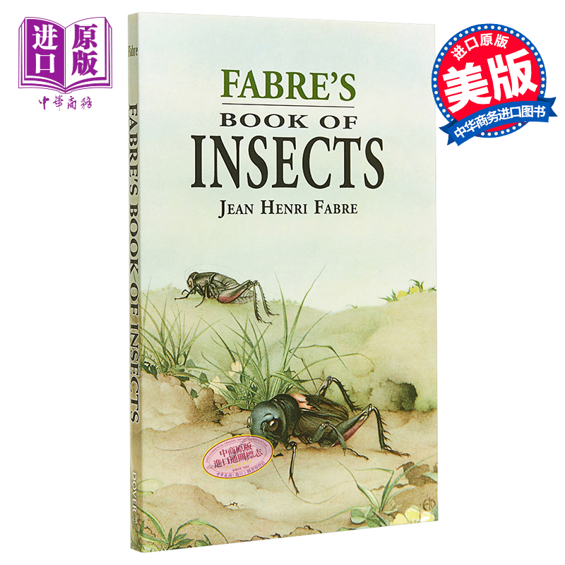 预售 昆虫记原版 法布尔昆虫记 豆瓣高分 英文原版 Fabre's Book of Insects Fabre【中商原版】 - 图0