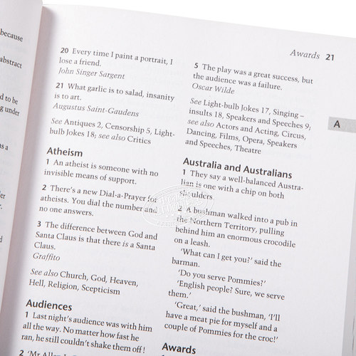 企鹅参考书系列 玩笑词典 The Penguin Dictionary of Jokes 英文原版 Fred Metcalf【中商原版】 - 图2
