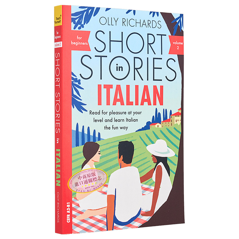 现货适合初学者的意大利语短篇小说第2卷英文原版 Short Stories in Italian for Beginners Olly Richards【中商原版】-图3