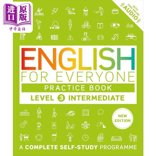 2025年新版 英文原版DK人人学英语3 练习册 DK English for Everyone Practice Book Level 3 Intermediate【中商原版】 - 图0