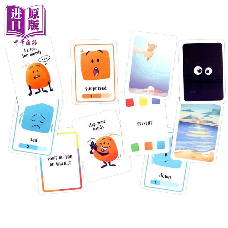 预售 THE GAME OF EMOTIONS 情绪游戏 英文原版 中小学英语学习教辅教材工具书 ELI LANGUAGE GAMES 卡片卡牌游戏【中商原版】 - 图0