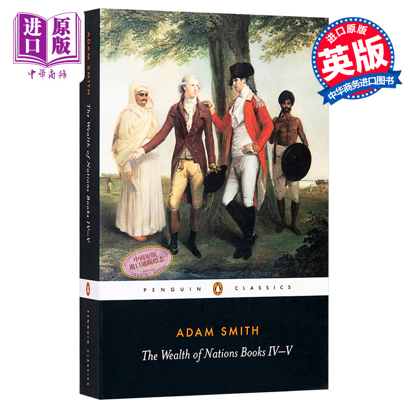 预售 【中商原版】国富论4-5 英文原版 The Wealth of Nations: Books IV-V Adam Smith - 图0