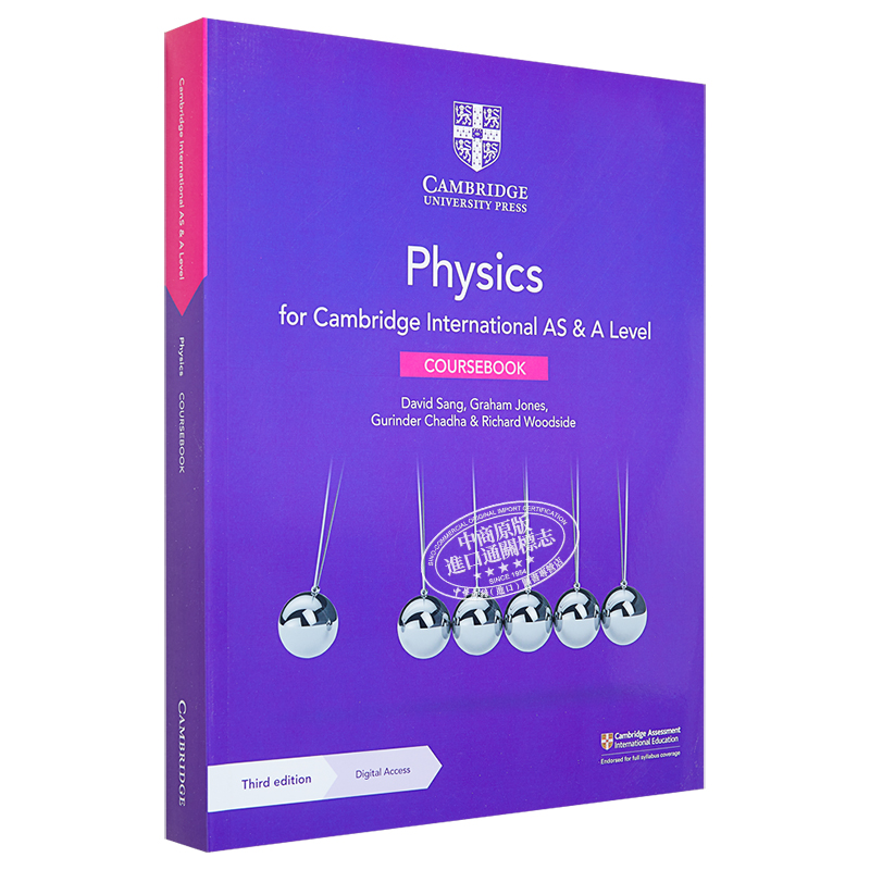 Cambridge International AS ALevel Physics Coursebook正版剑桥国际AS ALevel考试物理教材带线上账号英文原版【中商原版-图3