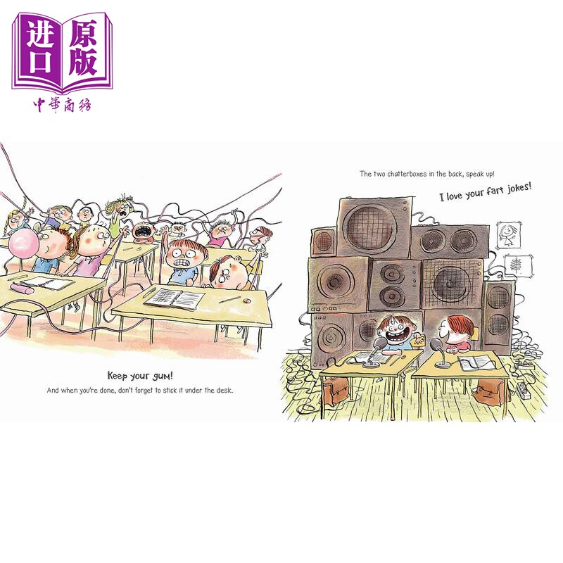 老师不会说的事 All the Things a Teacher Will Never Say英文原版 儿童绘本 搞笑趣味图画书 精装绘本 进口童书【中商原版】