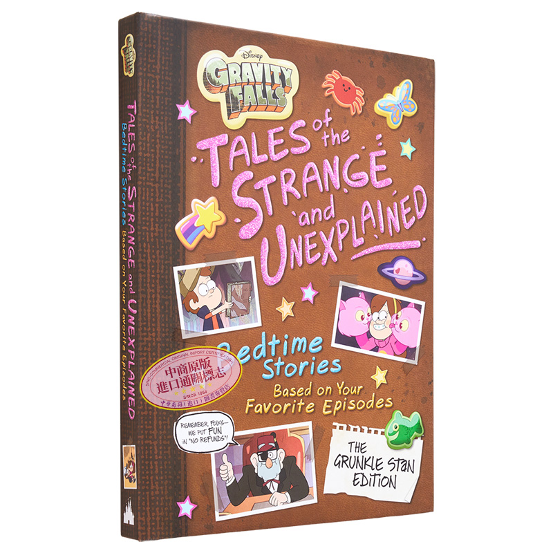 怪诞小镇怪诞神奇故事 Gravity Falls Gravity Falls Tales of the Strange and Unexplained 英文原版 Disney Books【中商原 - 图3