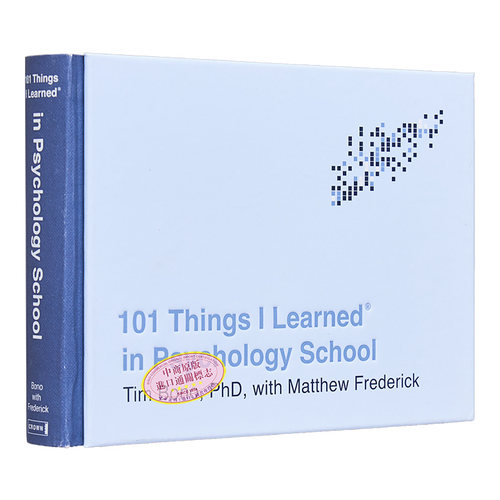 从心理学学院学到的101件事 英文原版 101 Things I Learned in Psychology School Tim Bono 心理学科普 【中商原版】 - 图3