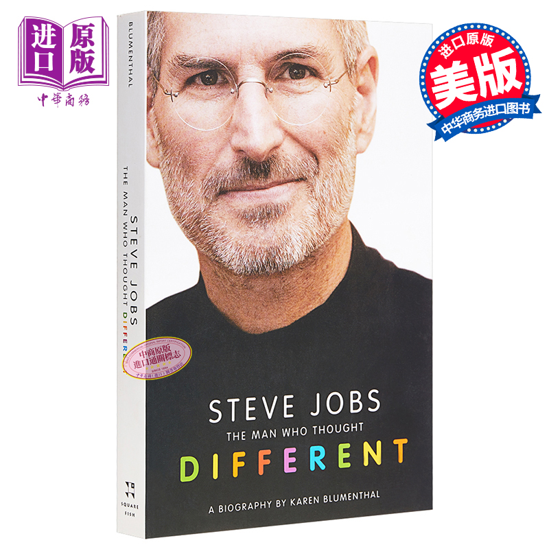 现货 【中商原版】乔布斯传 英文原版 Steve Jobs: The Man Who Thought Different - 图0