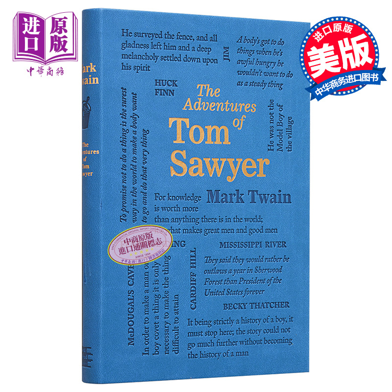 现货 汤姆索亚历险记 Word Cloud Classics Adventures Of Tom Sawyer 英文原版 Mark Twain   【中商原版】 - 图0