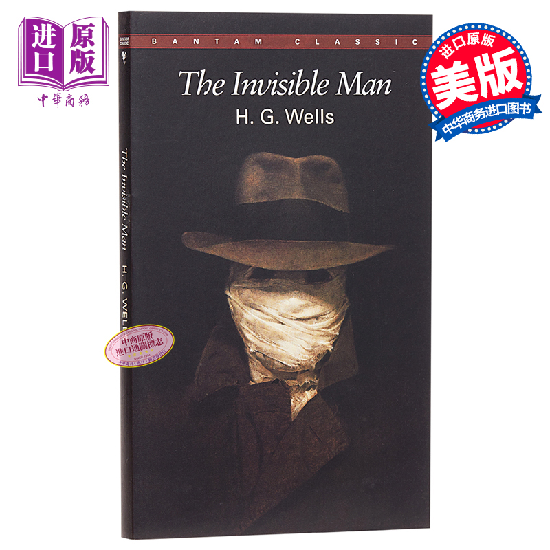 现货 【中商原版】隐身人英文原版小说 The Invisible Man 英文原版书 H.G. Wells 乔治·威尔斯 - 图0