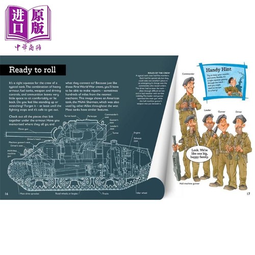 你不会想参与第二次世界大战 You Wouldnt Want To Be In A Tank In World War Two 英文原版 儿童科普读物 进口【中商原版】 - 图2