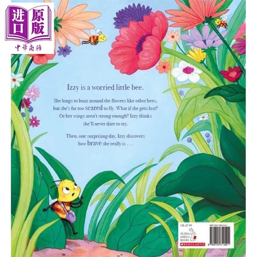 焦虑的小蜜蜂 Nicola Kinnear The Worry Bee 英文原版 儿童绘本 一个鼓舞人心的有趣图画故事 进口童书 3岁以上【中商原版】 - 图0