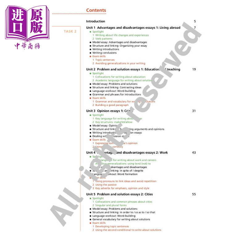 现货 IELTS Advantage Writing Skills  Delta Exam Preparation雅思考试提高写作技巧 英文原版进口教材教辅参考书【中商原版】 - 图0