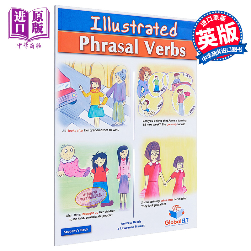 现货 Illustrated Phrasal Verbs Self-Study Edition 短语动词插图自学套装 Global ELT出版 7-12岁【中商原版】 - 图0