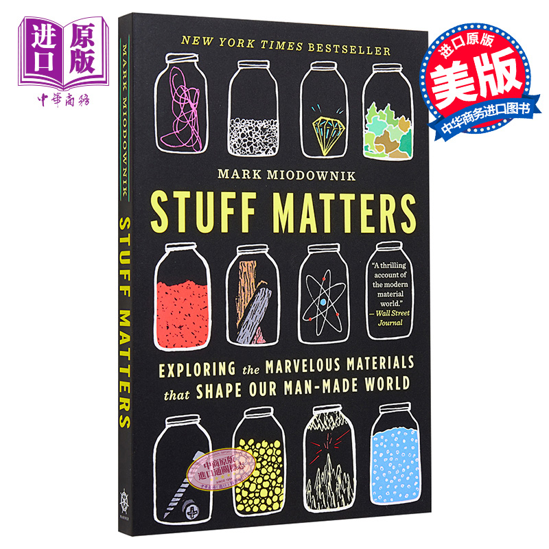 现货 【中商原版】迷人的材料 英文原版 Stuff Matters 10种改变世界的神奇物质 - 图0