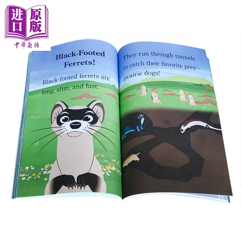 动物兄弟Step Into Reading2：5 Wild Creature Adventures 阅读进阶2级动物兄弟5个冒险故事儿童科普平装英文原版3-6岁 中商 - 图3