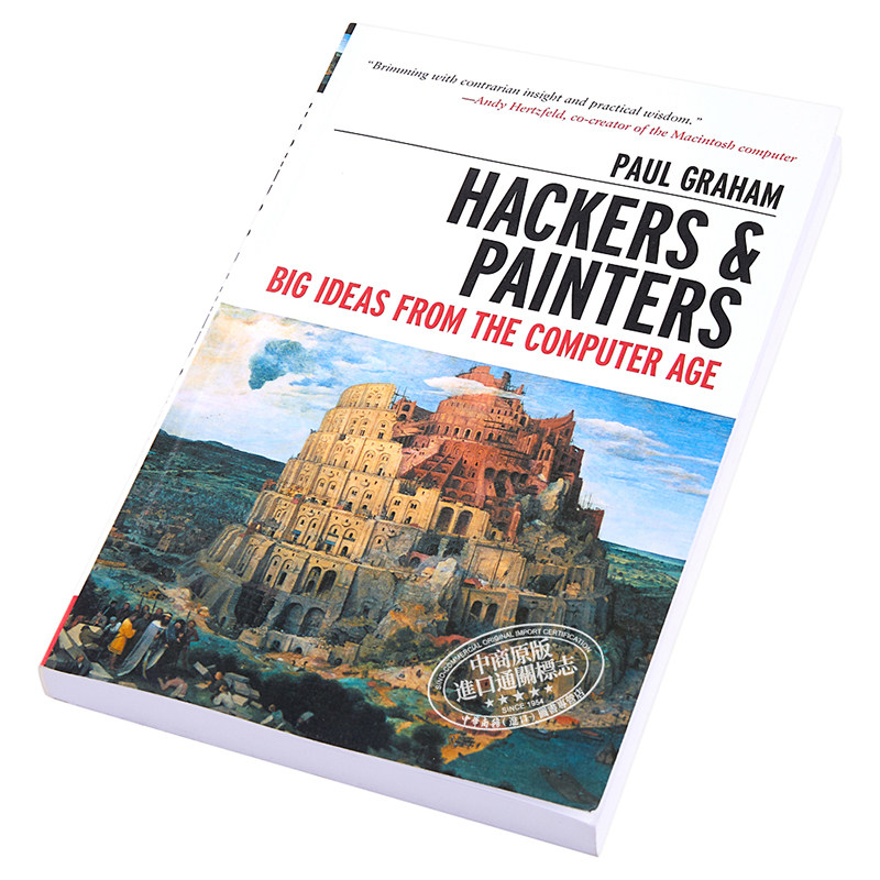 现货黑客与画家英文原版 Hackers Painters Big Ideas from the Computer Age Paul ...