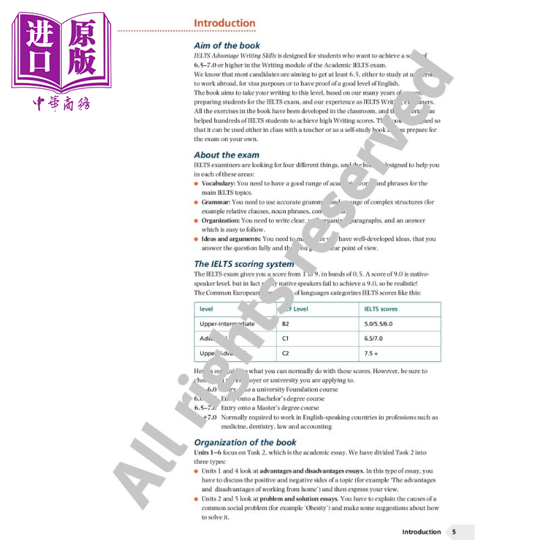 现货 IELTS Advantage Writing Skills  Delta Exam Preparation雅思考试提高写作技巧 英文原版进口教材教辅参考书【中商原版】 - 图2