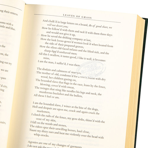 草叶集 皮面精装 英文原版 Leaves Of Grass 沃尔特·惠特曼 Walt Whitman David S. Reynolds 美国民族诗集【中商原版】 - 图2