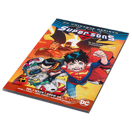中商原版 Dc宇宙重生 超凡双子1 英文原版super Sons Vol 1 When I Grow Up Rebirth 卡通 漫画dc Comics
