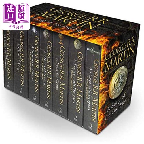 权力的游戏冰与火之歌全套 英版盒装7本1-5卷 冰与火之歌英文原版 A Game of Thrones A Song of Ice and Fire - 图3