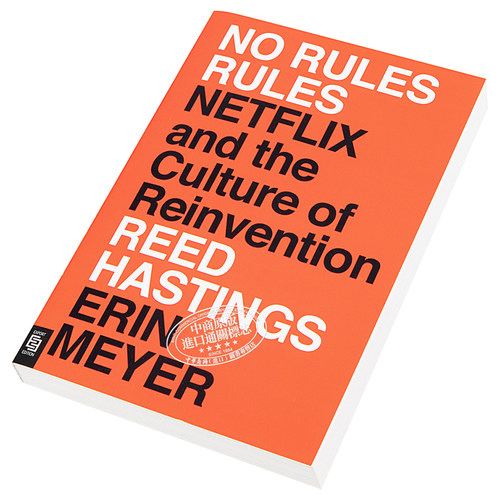 不拘一格 网飞传奇 平装 No Rules Rules Netflix  英文原版 无规则的规则 REED HASTINGS  Erin Meyer【中商原版】樊登 曾鸣 - 图1