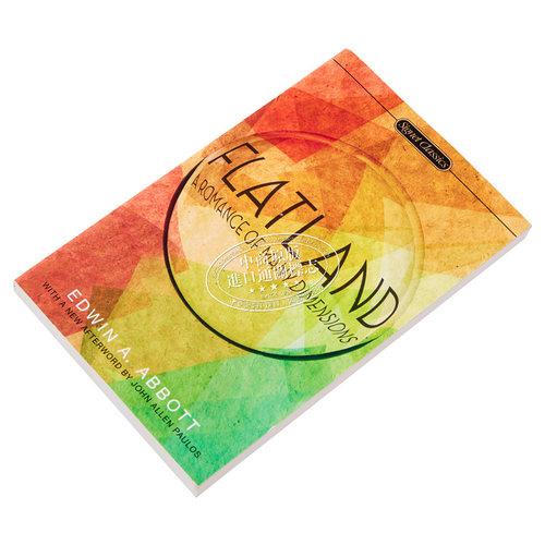 预售 平面国 英文原版 科幻小说 Flatland: A Romance of Many Dimensions Edwin A Abbott 可搭 The Worlds I See Li Fei Fei 李? - 图1