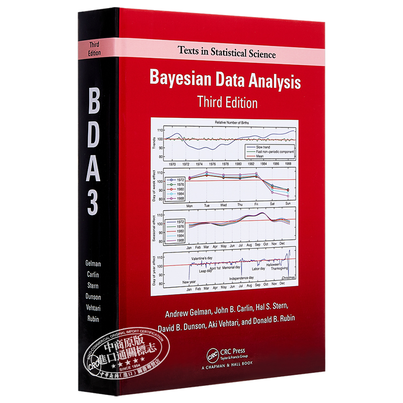 预售 贝叶斯数据分析 第3版 豆瓣阅读 英文原版 Bayesian Data Analysis Andrew Gelman【中商原版】 - 图3