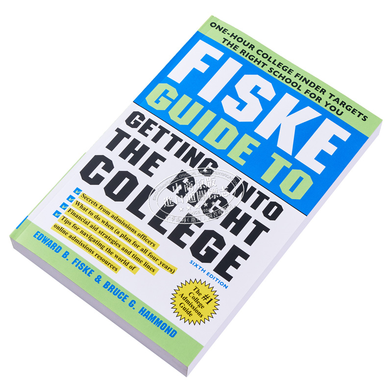 菲斯克大学入学指南 Fiske Guide to Getting Into the Right College 英文原版 进口图书 学生参考资料书工具书【中商原版】 - 图1