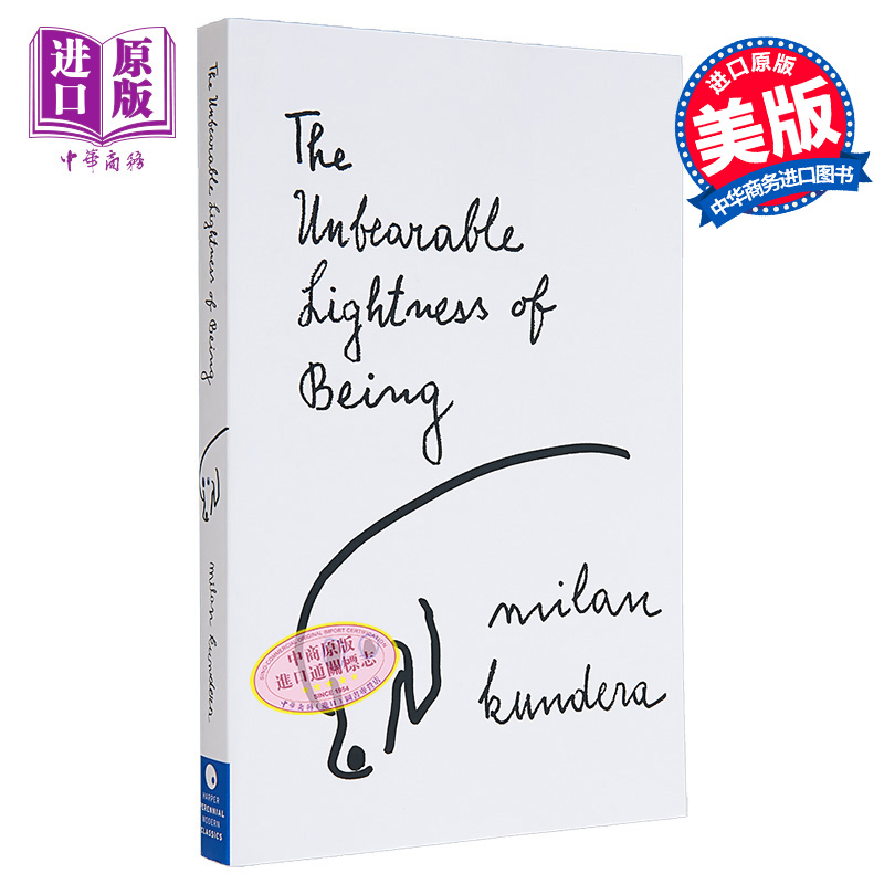 现货 米兰昆德拉 不能承受的生命之轻 The Unbearable Lightness of Being 英文原版 文学小说 书 Milan Kundera【中商原版】 - 图0