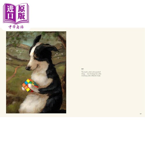 预售 Dog Only Knows 进口艺术 只有狗知道：艾莉森 弗兰德的狗狗肖像画 alison friend 【中商原版】 - 图1