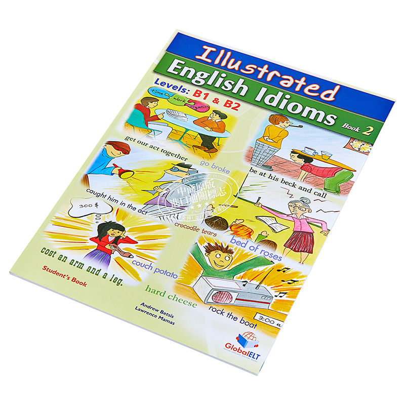 Illustrated Idioms Levels: B1 & B2 Book 2 Self-Study Edition 插图英语成语B1和B2自学套装2  含答案 7-12岁【中商原版】 - 图1