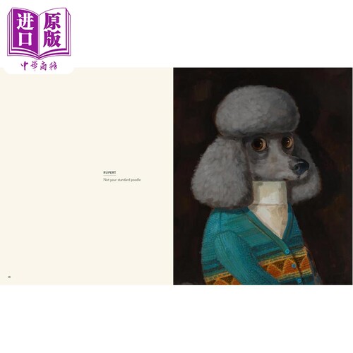 预售 Dog Only Knows 进口艺术 只有狗知道：艾莉森 弗兰德的狗狗肖像画 alison friend 【中商原版】 - 图3