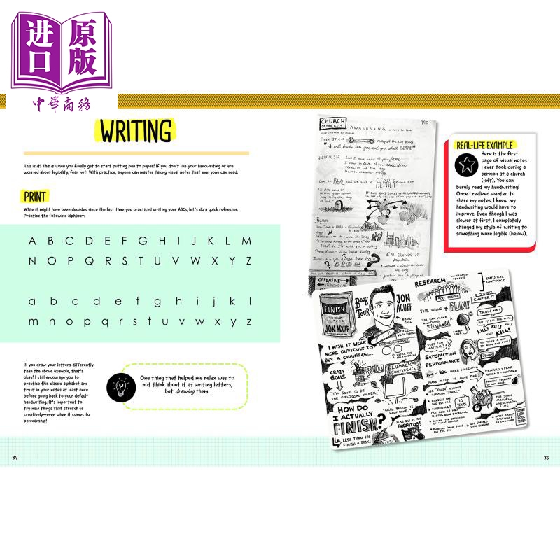 现货 The Art of Visual Notetaking 进口艺术 视觉笔记的艺术：视觉传达和草图标注的交互式指南【中商原版】 - 图1