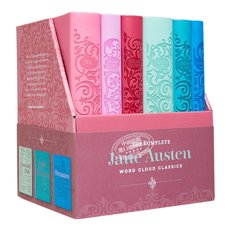 简 奥斯汀作品6本盒装 Word Cloud Classics Jane Austen Boxed Set 英文原版 Jane Austen【中商原版】 - 图3
