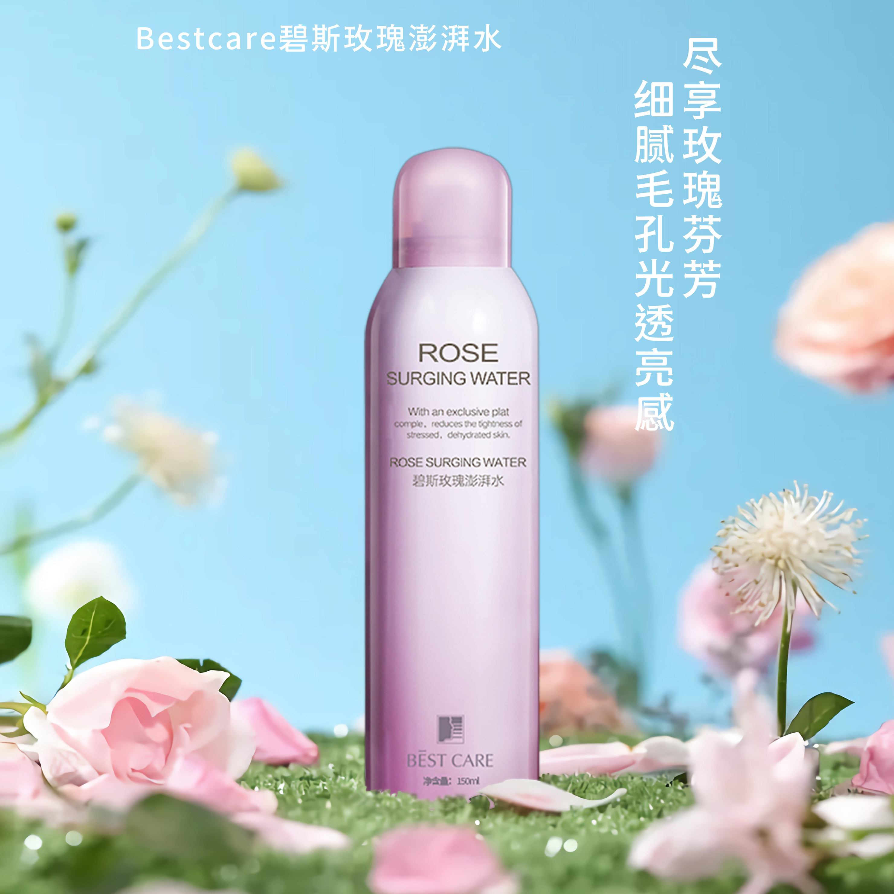 碧斯澎湃水喷雾补水滋润提亮水玫瑰 碧斯化妆品化妆水/爽肤水