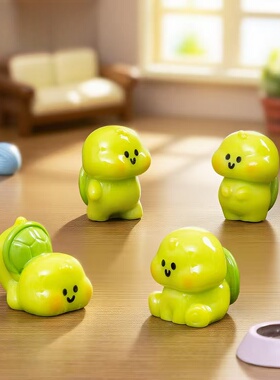 微景观可爱胖胖倒立小乌龟公仔