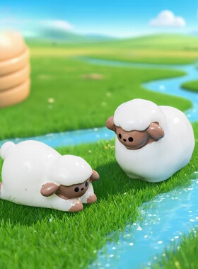 微景观仿真蒙古包树脂桌面摆件