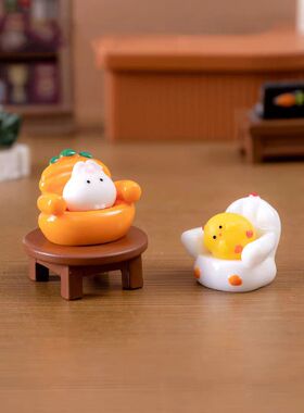 微景观创意沙发小猪兔鸡猫动物