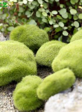 微缩植物迷你小苔藓球草堆石块