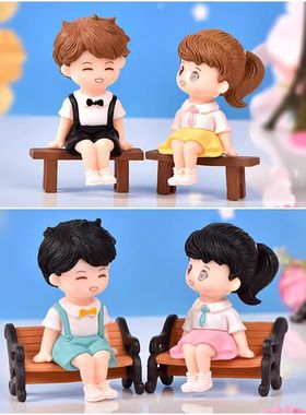 新款校服情侣微景观DIY水晶球