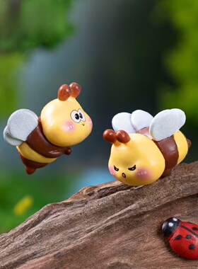 微景观可爱小蜜蜂造景装饰小摆件