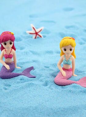 微景观创意可爱美人鱼公仔